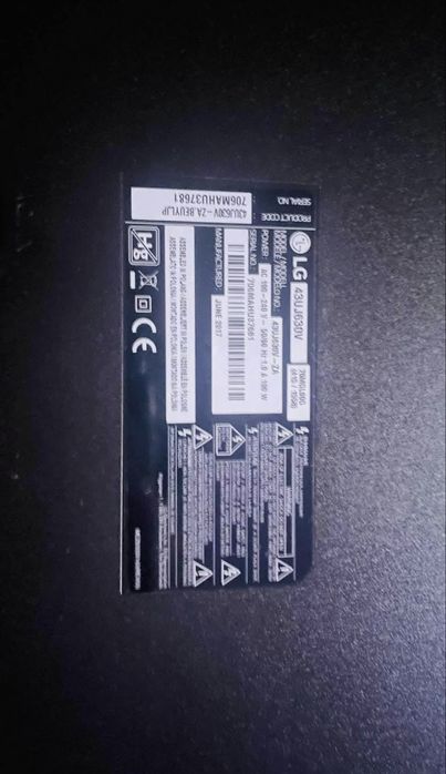 Televisor quebrada lg 4K