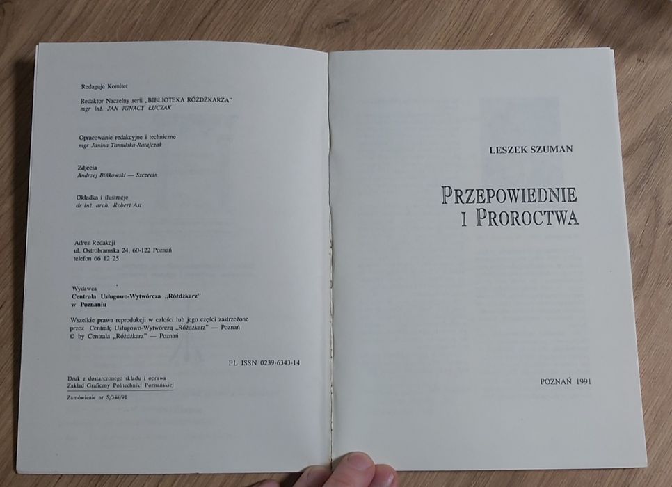 Leszek Szuman. Przepowiednie i proroctwa