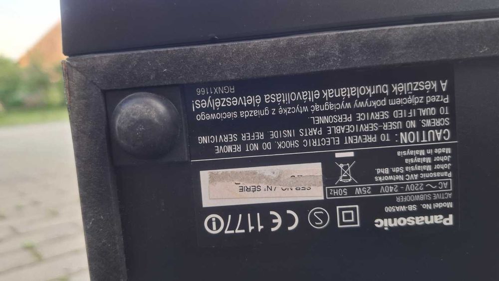 Subwoofer Panasonic SB-WA500