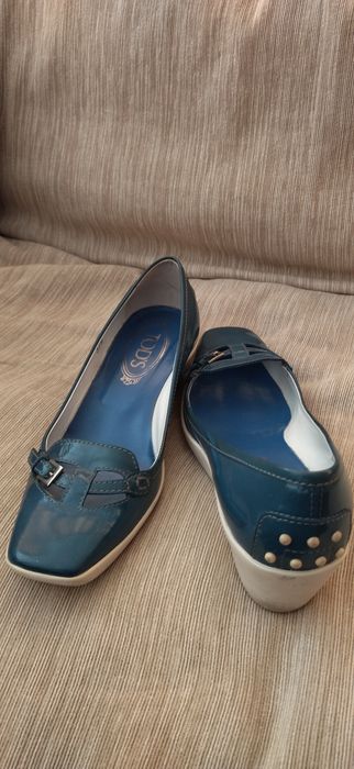 Sapatos Tods com cunha