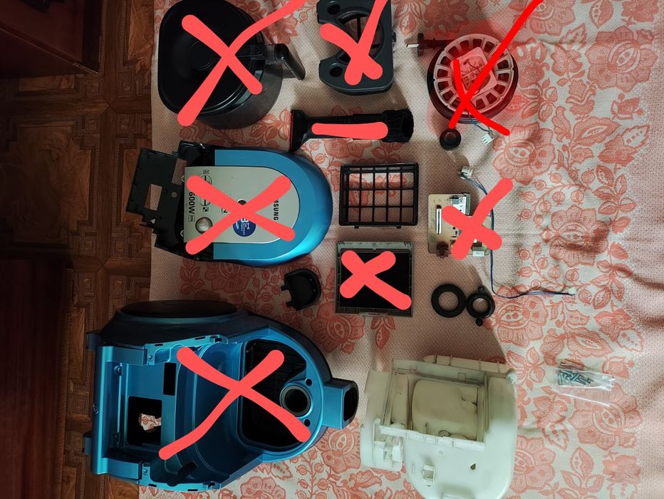 Запчасти от Пылесоса Samsung Twin