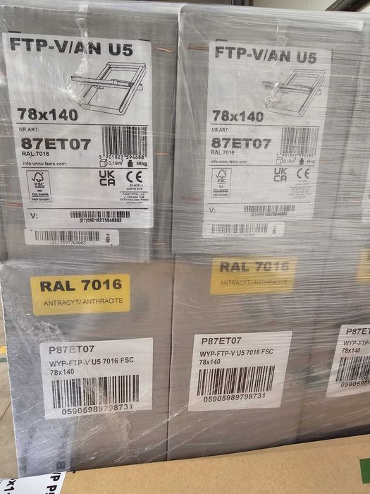 okno dachowe fakro 78x118  78x140 55x78