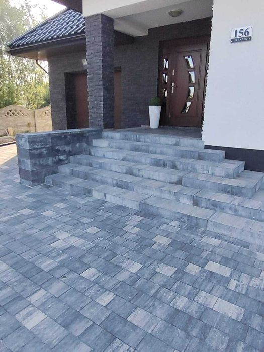 Układanie kostki brukowej i granitowej