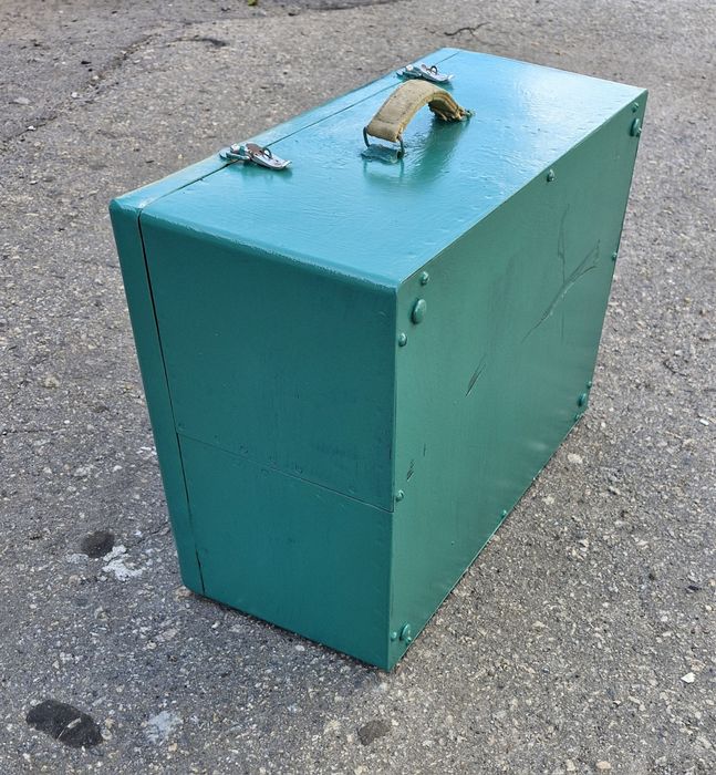 Сейф ящик в гараж алюмінієвий