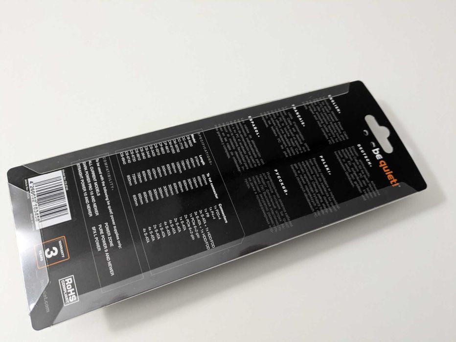 Kabel SATA be quiet! S-ATA Power Cable CS-3640 Do Zasilacza