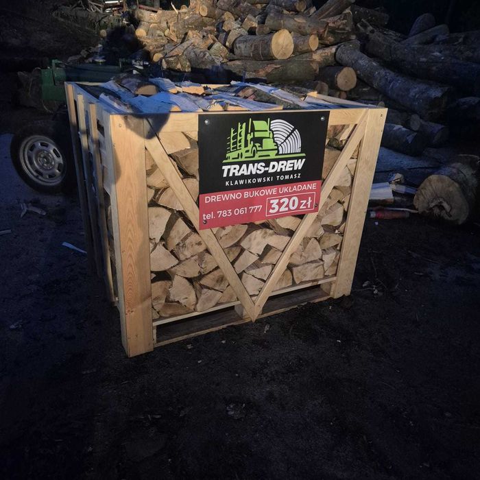 Drewno kominkowe ukladane buk dab brzoza jawor