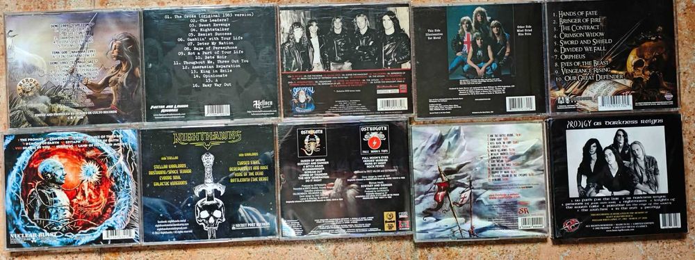 CDs AOR hard heavy speed thrash metal