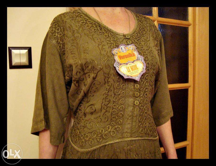 Duża sukienka na WIOSNĘ,LATO roz. 42 ( XL )