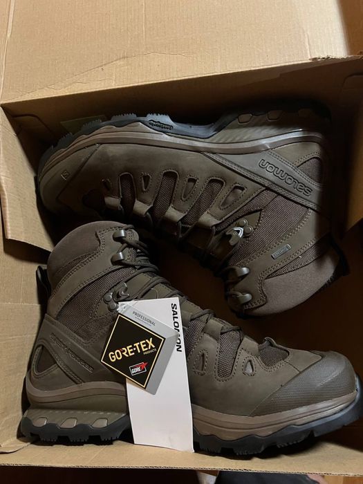 Черевики тактичні Salomon Quest 4D MID GTX Forces 2 EN - Earth Brown