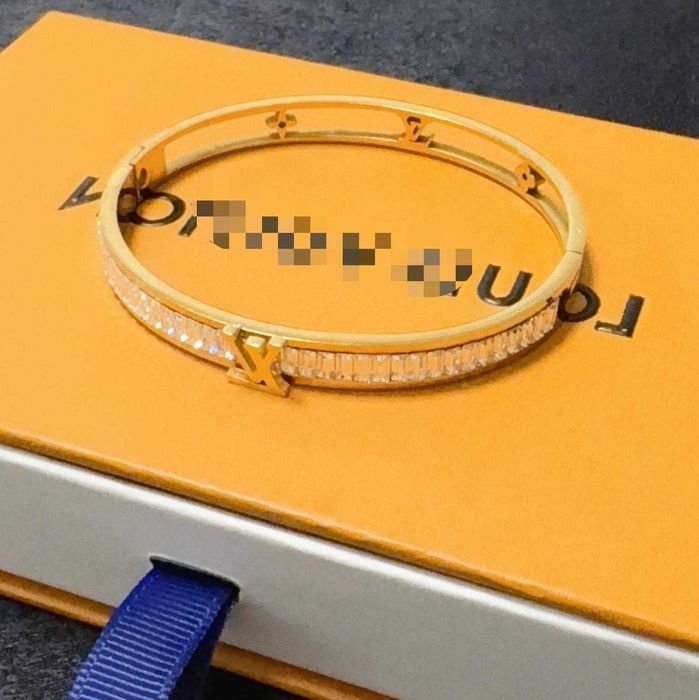 Bransoleta Louis Vuitton - ażurowa, wysadzana białymi diamentami