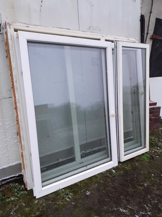 Okna z demontażu białe AVANTGARDE 1szt (wymiary 190cm x 170cm) 8 lat