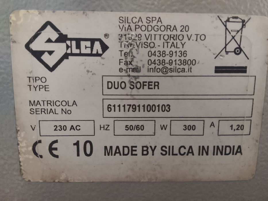 Máquina duplicadora de chaves SILCA DUO SFER