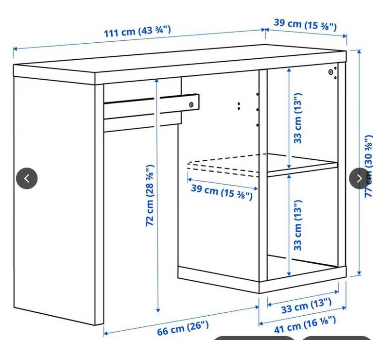 vendo secretaria modelo kallax ikea