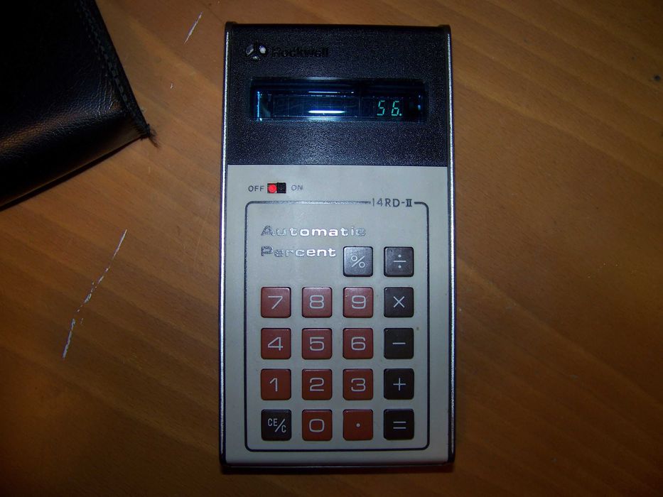 máquina calcular antiga ROCKWELL