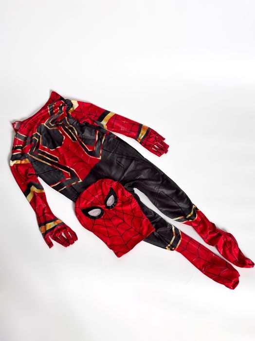 детский костюм Человека-паука Spider-Man, комбинезон + балаклава