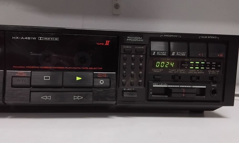 AKAI deck cassettes HX-A451W