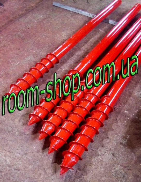 Геошурупы, сваи винтовые, многовинтковые, БЗС, изготовление, монтаж