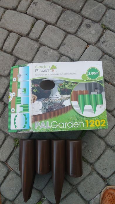 Obrzeże ogrodowe brązowe Garden Plast