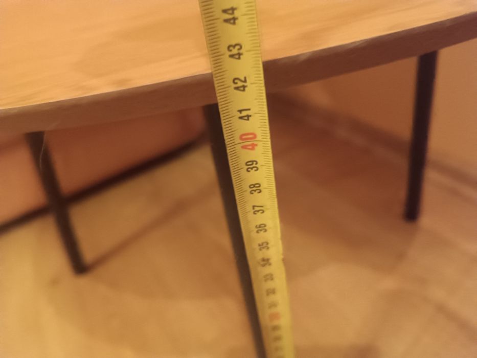 Журнальний столик JYSK NYBO (Нюбо). Круглий 70 см. Лофт