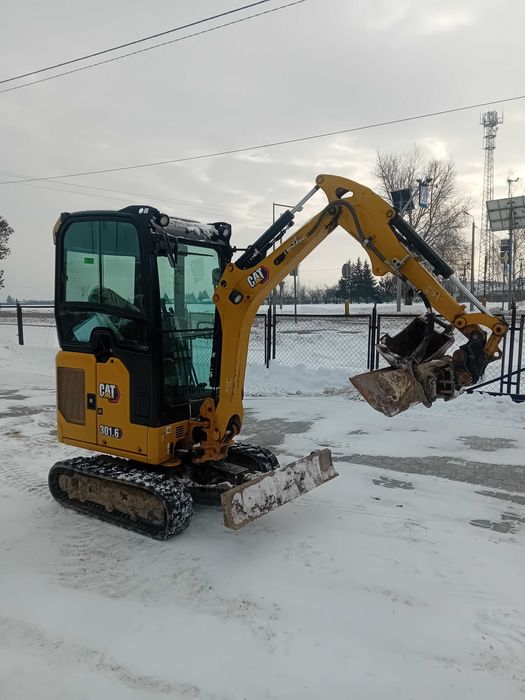 Minikoparka Cat 301.6 jak nowa 360godz. fabryczna gwarancja Klima full