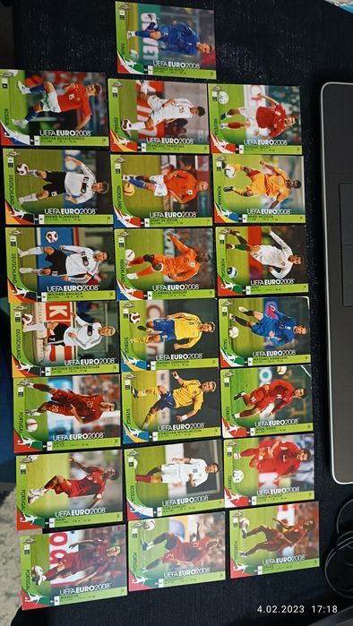 Karty UEFA euro 2008 Panini Austria Szwajcaria Pomocnicy