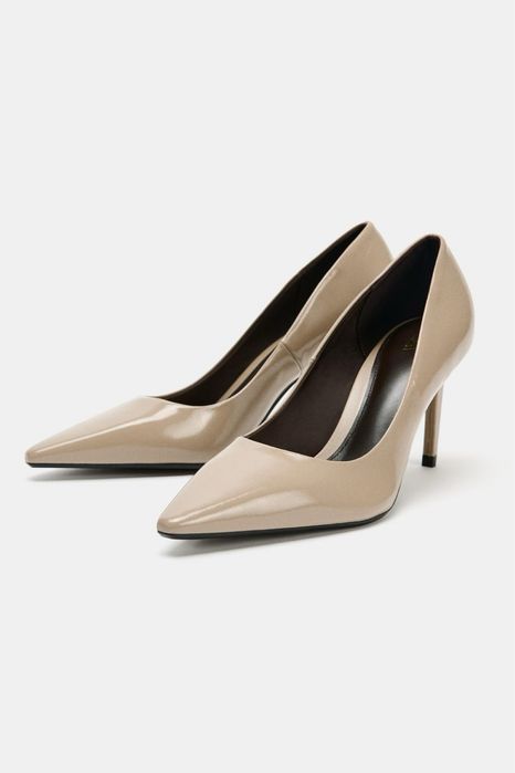 Шкіряні туфлі Zara37, 38 розмір