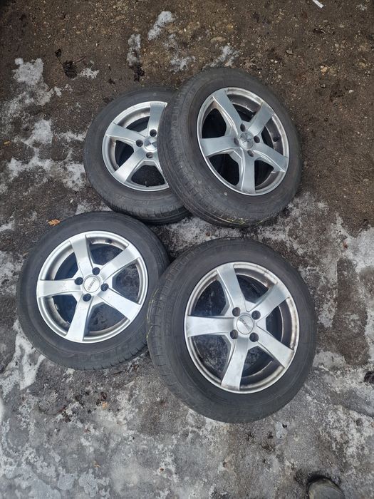 15' Koła Felgi Aluminiowe Opony Punto 4x100  / 175/65 / DEZENT