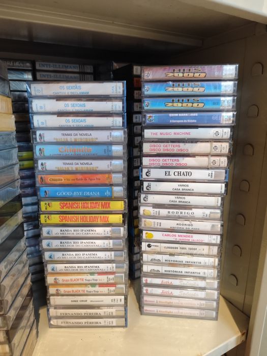 1700 cassetes k7 NOVAS! SELADAS!