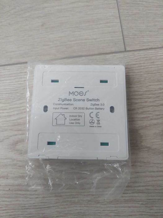 Вимикач одноклавішний Moes Zigbee Scene Switch