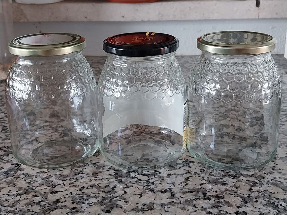Frascos de vidro