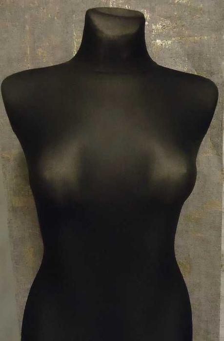 Manekin krawiecki damski czarny regulowany .