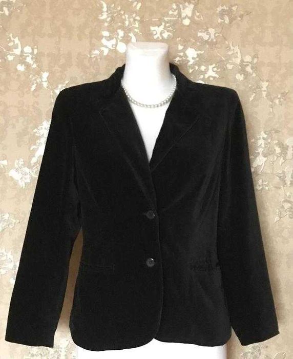 Вінтаж ретро готичний піджак велюровий класичний в стилі 90х