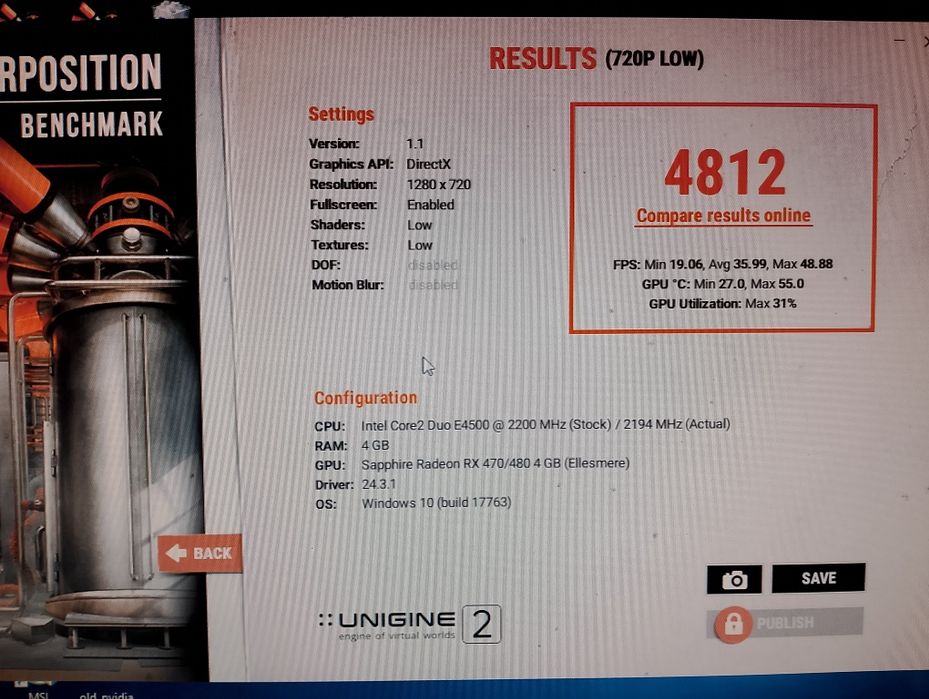 Відеокарта RX 470 4Gb Робоча один відеовихід HDMI