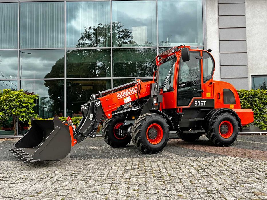 Ładowarka kołowa teleskopowa udźwig 1600kg Gunstig 916T ramie teleskop