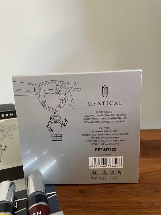 Zestaw perfumetek męskich Mystical Pattern EDP 4x20ml