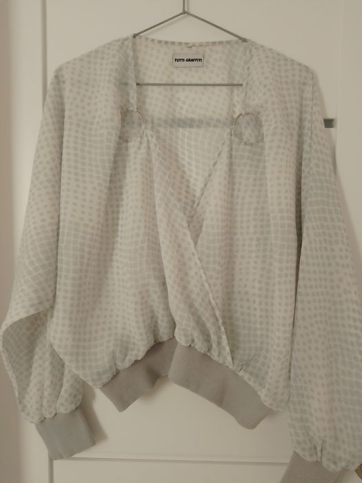 Bluzka damska motyl luźny fason