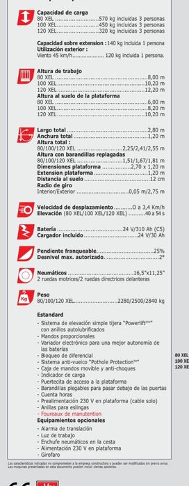 Plataforma elevatória articulada Manitou 120 XEL - II