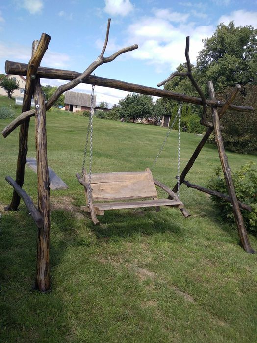 Huśtawka dębowa(Nowość)ogrodowa
