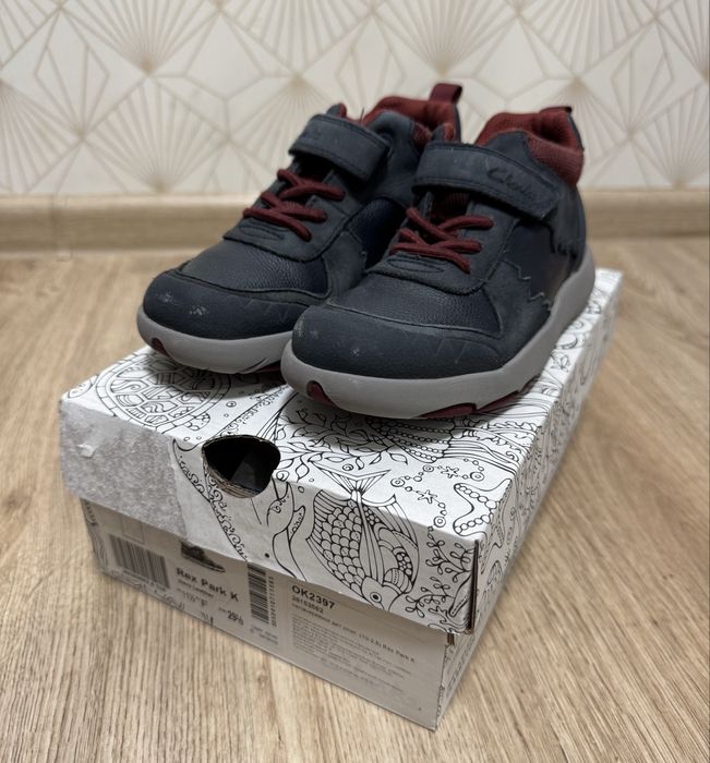 Дитячі напівчеревики Clarks Rex Park K