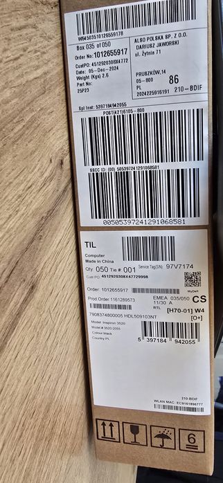 Notebook DELL INSPIRON 3520- 2055