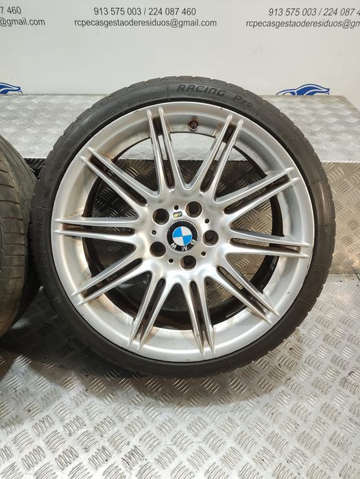 Conjunto 2 Jantes BMW 19 8J ET37 5x120 Style 225M Serie 3 E90 E91 E92