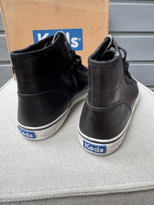 Nowe trampki wysokie KEDS skórzane czarne 41