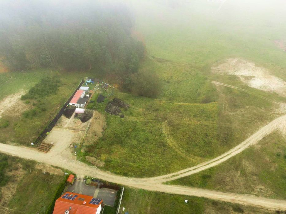 Działka budowlana przy lesie | MPZP | media | Mazury