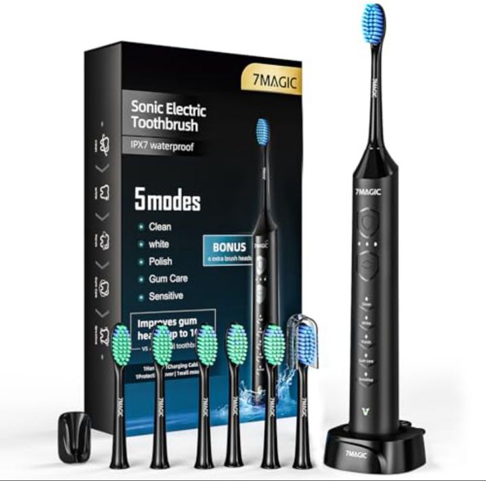 Элeктро звуковая щётка 7 magic