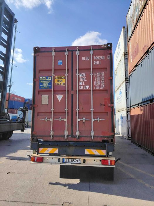 Kontener morski 40HC – 40ft szczelny i gotowy