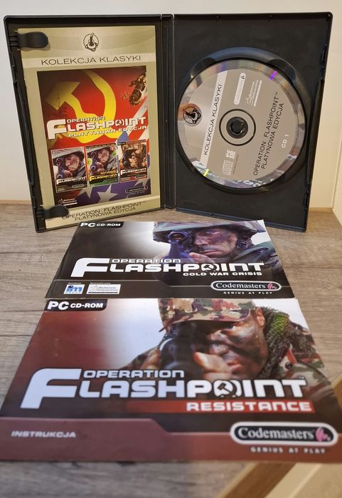 Gra PC Operacja Flashpoint platynowa kolekcja super stan