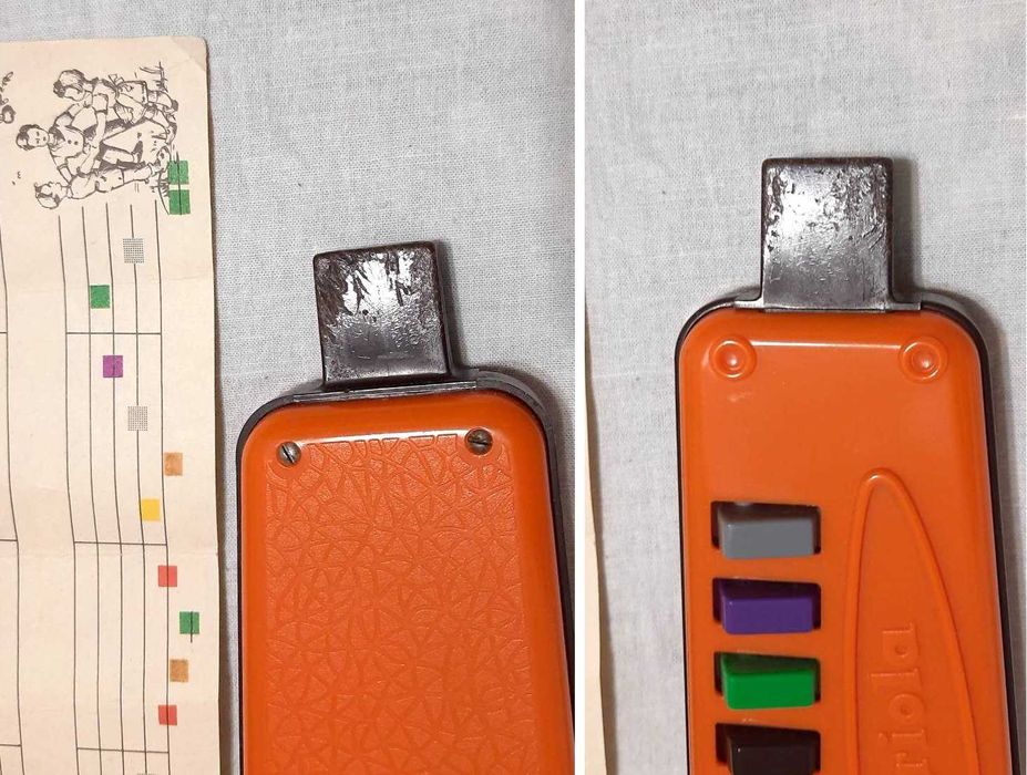 Детский музыкальный инструмент Триола Triola Blasharmonika ГДР, винтаж