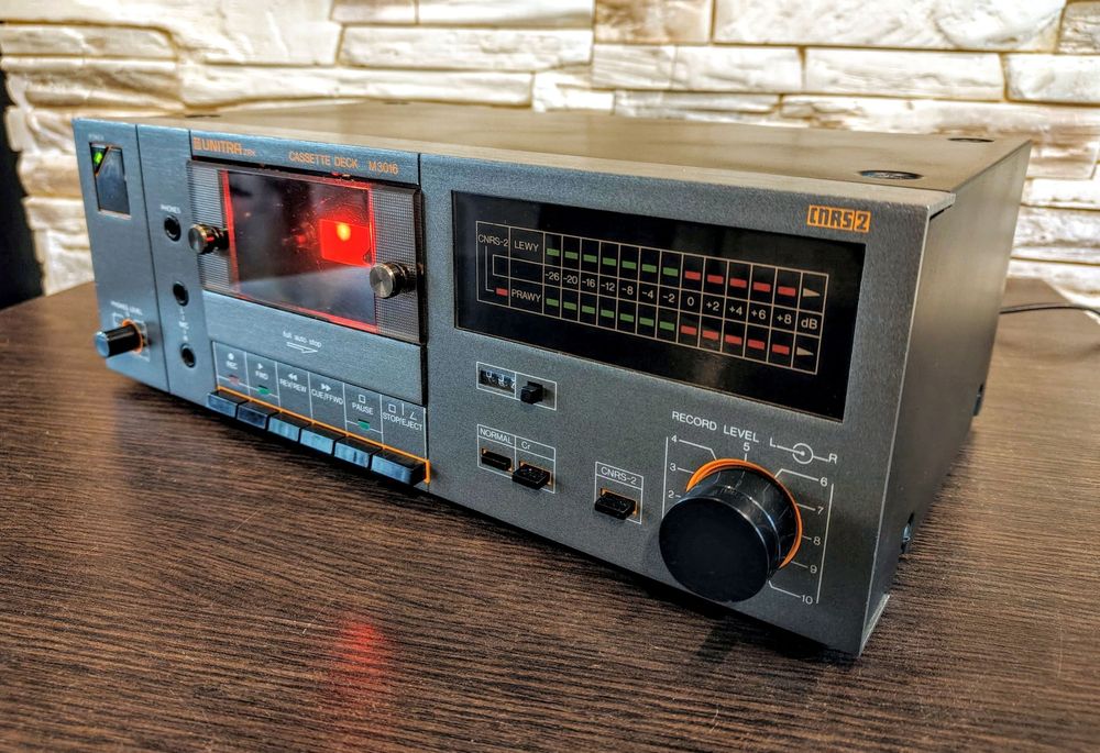 magnetofon Unitra M3016 deck vintage ładny stan