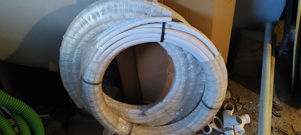 Rura do klimatyzacji pompy ciepła split frigoline plus 25m 3/8 5/8 miedziana izolowana 50m