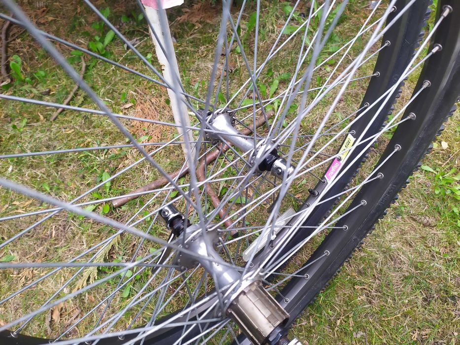Koła 26'' Shimano Deore LX  FH/HB-M550 , Rigida LASER 400 Hard Anodized CST Komplet Polecam